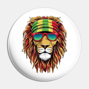 Juneteenth Lion #2 Pin