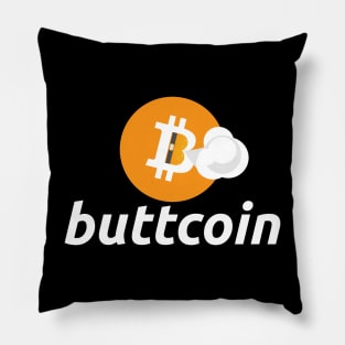 Buttcoin Pillow