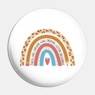 Teach & Inspire: Rainbow Wisdom Pin