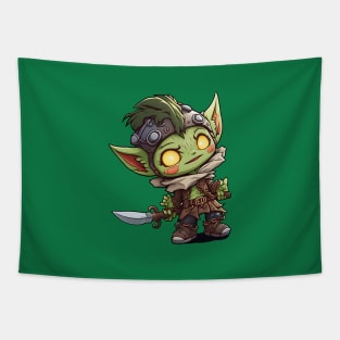 dnd cute goblin rogue1 Tapestry