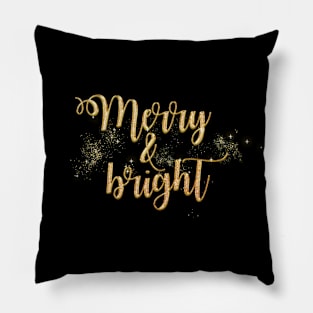 Merry Christmas, Merry & Bright Pillow