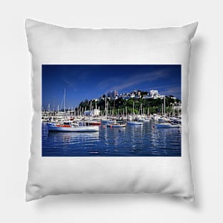 Torquay Harbour Pillow