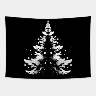 Rorschach Christmas Tree Tapestry