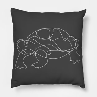 turtle line Pillow