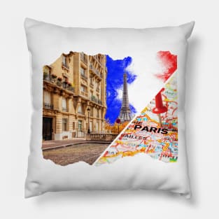 The Eiffel Tower In Paris France 1889 Pillow