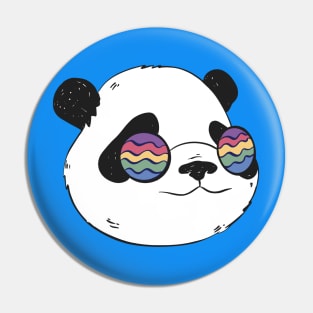 Hippie Panda Pin