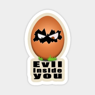 Angry Egg Magnet