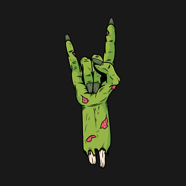 Discover Zombie rock on - Rock - T-Shirt