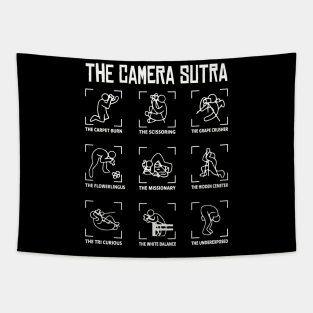 The Camera Sutra Funny Photographer Tapestry