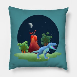 Tyrannosaurus and the Volcano Pillow