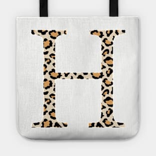 Eta Cheetah Greek Letter Tote