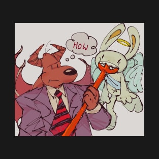 sam and max - devil and angel ?? T-Shirt