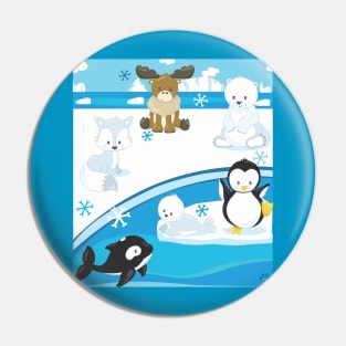 Arctic Friends Pin