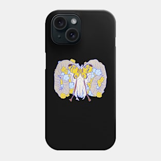 Ram Skull and Comet Moth Phone Case