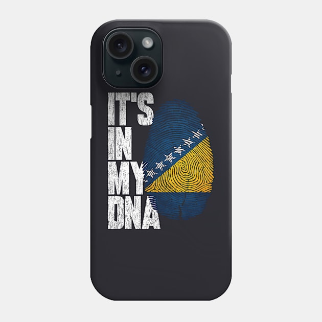 It's In My DNA Bosnian Shirt Proud Hispanic Gift Bosnia Flag Phone Case by heart teeshirt