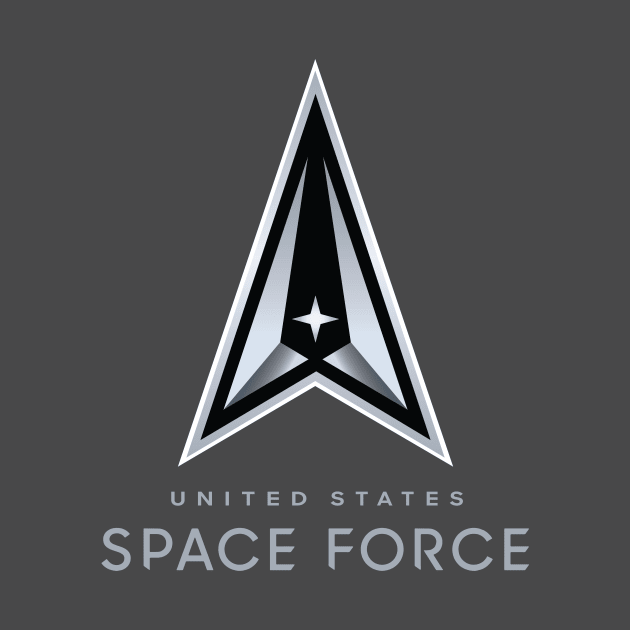 Space Force Official Logo - Black & White Version by SpaceForceOutfitters