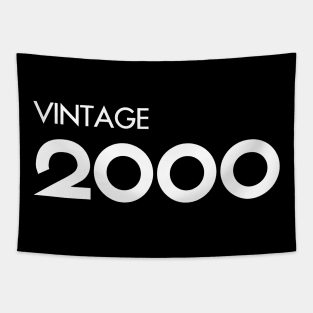 Vintage 2000 Gift 20th Birthday Party Tapestry