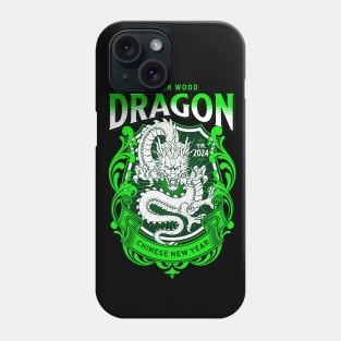 Green Wood Dragon Phone Case