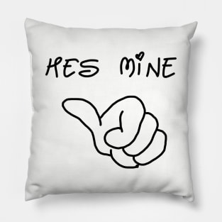 He's Mine Pillow