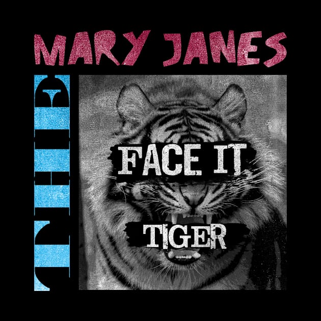 Face It Tiger (Black) by frizbee