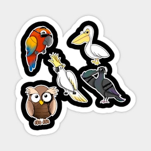 Birds in colour Magnet