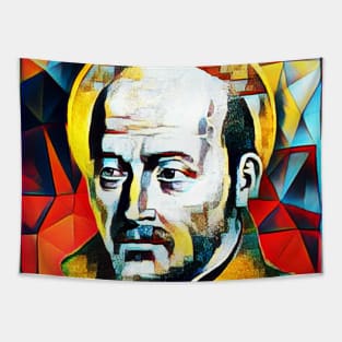 Ignatius of Loyola Abstract Portrait | Ignatius of Loyola Artwork 2 Tapestry