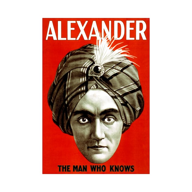 Alexander, The Man Who Knows 1920 Magician by rocketshipretro