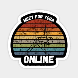 Meet For Yoga Online Magnet