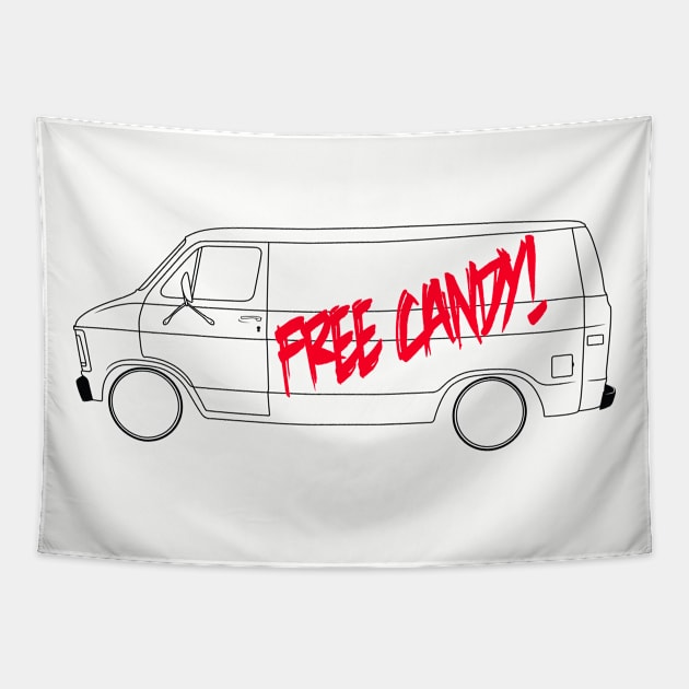 Free Candy Van Tapestry by ExtraGoodSauce