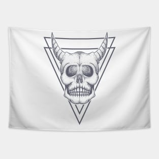 Devil Horns Design Tapestry