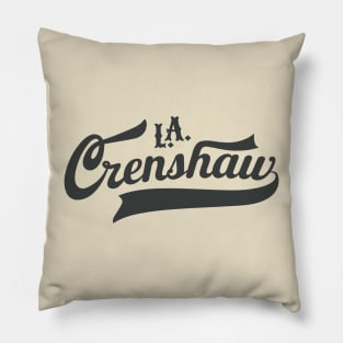 Los Angeles Crenshaw classic - Crenshaw LA - L.A. Crenshaw Logo Pillow