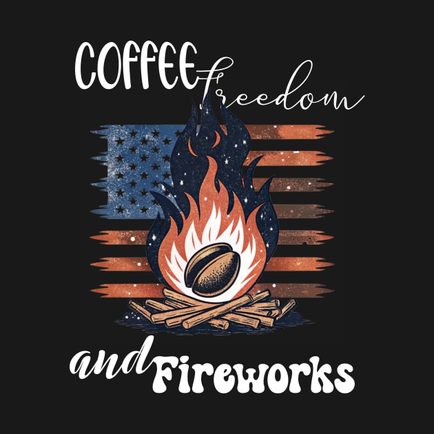 Coffee, Freedom and Fireworks by LinaArtistry