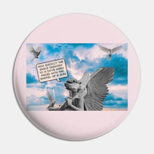 Dove Vapor Wave Pin