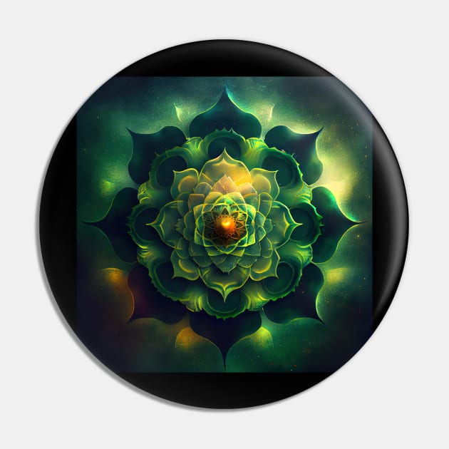 Heart Chakra Pin by Digitalys Studios