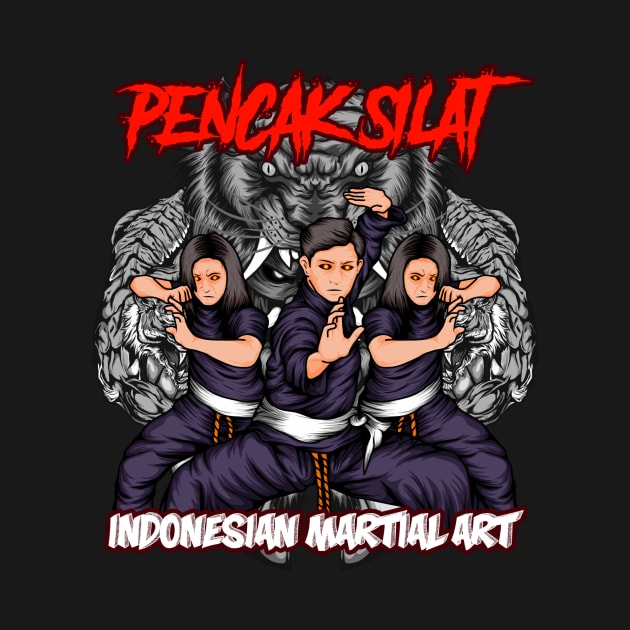 Pencak silat by Aryaatmawira Art