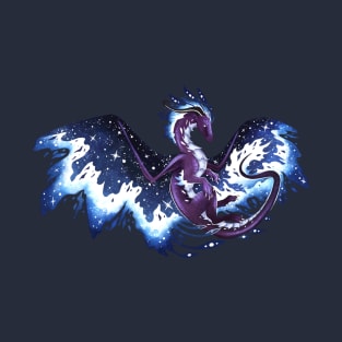 Colourful Space Dragon T-Shirt