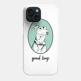 Good Boy mint green Phone Case