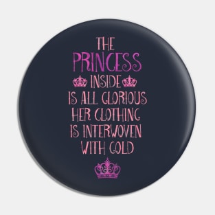 Bible Psalm Princess Pin