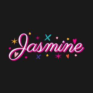 Jasmine name cute design T-Shirt