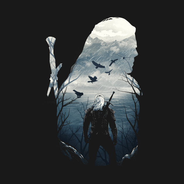 3xl The Witcher 3 Wallpapers Wild Hunt - The Witcher Netflix - T-Shirt | TeePublic