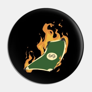 Flaming Fortune Fiasco Pin