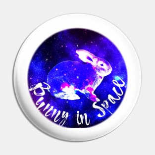 Bunny in space Pin