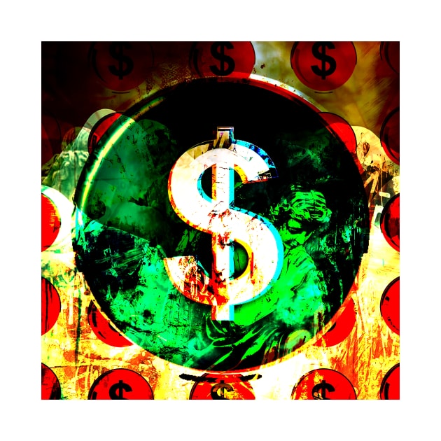 Graffiti money dollar design by MegaPhoneCasestore