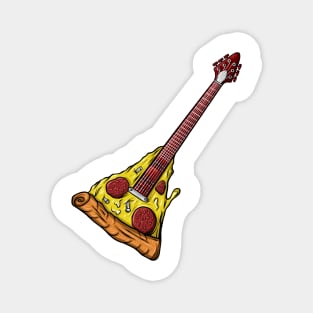 Pizza Guitar Magnet