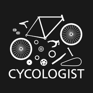 Cycologist funny Road Bicycle Design for bike lovers and cycle nerds T-Shirt