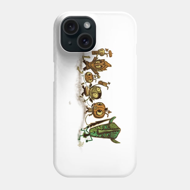 Trick or Treater Ghouls Phone Case by tikitony