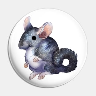 Cozy Chinchilla Pin