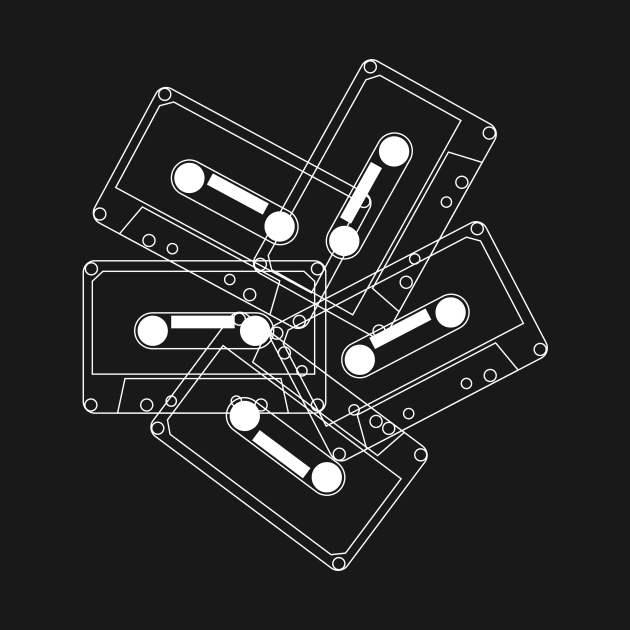 retro tape cassette by lkn