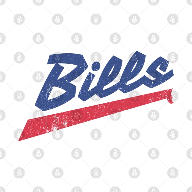 Buffalo Bills Vintage Retro by graphictone