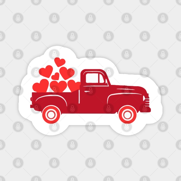 LoveTruck Magnet by wekdalipun